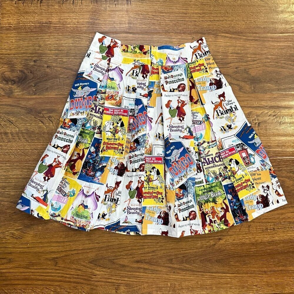 Vintage Disney movie poster pleated skirt - Picture 3 of 3